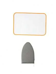 家用手持防烫熨衣板，衣服熨衣板挂烫机，海绵隔热手套，耐热熨烫垫，保护双手免于烫伤，操作简便，涤纶网垫，蒸汽熨斗防护布，适用于衣物和表面，易于清洁 - 彩色 - 查看 16