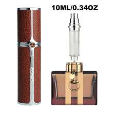 1 件奢华优雅便携式迷你可填充雾化器，底部填充设计，香水喷雾瓶，旅行香水瓶可填充，您的旅行和商务必需品