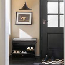 SoBuy Shoe Cabinet FSR82-K-W - 黑色 - 查看 6