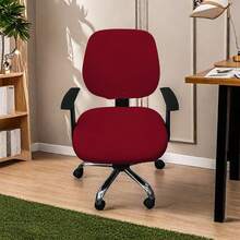2 Pieces Stretchy Solid Color Office Chair Cover, European And American Style Home/Office Chair Cover - Multicolor - View 20