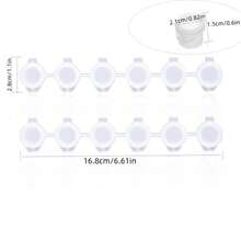 600-30 件空油漆罐,100-5 条丙烯酸迷你油漆容器,带盖条存储,适用于教室、学校艺术和工艺品绘画、学校绘画艺术节(3 毫升/0.1 盎司) - 彩色 - 查看 10