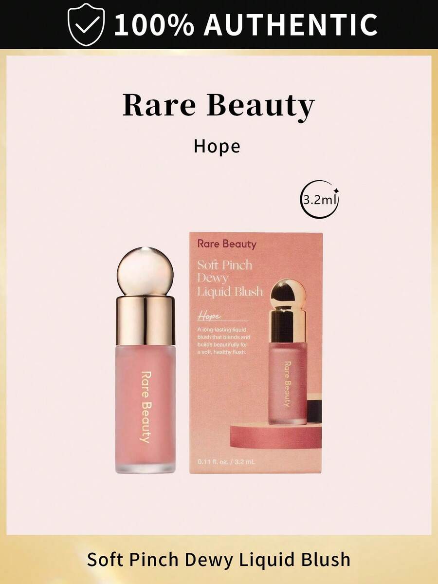 Rare Beauty Mini Soft Pinch Dewy Liquid Blush-Hope 3.2ml/ 0.11fl.Oz - Hy vọng-3.2ml - Xem 1