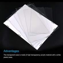 Clear Display Case, Acrylic Box Assemble Dustproof Box Showcase For Collectibles, Crafts - Clear 14.1x14.1x14.1 Inch - View 3