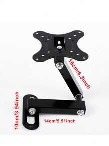 1 件通用可调节旋转电视壁挂支架，适用于 14-27 英寸液晶显示器，加厚液晶电视支架可旋转支架