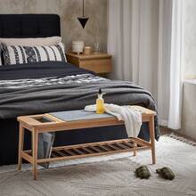 SoBuy Schuhbank, Schuhablage, Flurbank, Bettbank, Bettendhocker mit Aufbewahrungstasche, 110cm Länge x 37cm Tiefe x 44cm Höhe, HFSR02-N Schuhschränke Schuhbank Schuhbank Für Den Eingangsbereich Schuhbank Mit Sitzfläche Schuhregal Schuhschrank Schuhschrank Mit Schublade Schuhschrank Mit Sitzbank Schuhschrank Schwarz Schuhtruhe Shoe Rack Shoes Cabinet Sitzbank Sitzbank Esszimmer Sitzbank Mit Stauraum Sitzbank Stauraum Sitztruhe Mit Stauraum Truhenbank Truhenbank Mit Stauraum Bank Mit Stauraum Garderobe Mit Sitzbank Kleiderablage Schlafzimmer Schmaler Schuhschrank Eingangsbereich Khaki Buche 110x37x44 cm