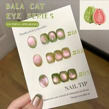 Esmalte de Unha Miss Comoy 15ml Efeito Olho de Gato com Bolhas do Oceano, Novo Lançamento Quente da Primavera e Verão de 2025, Verde Jade Duradouro, Rosa Água Dourada, Azul e Roxo, Pó Magnético de Miçangas Delicado com Ótima Aderência, Esmalte Gel Olho de Gato Comumente Usado em Salões de Beleza