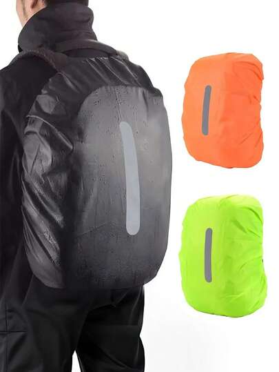 Backpack Rain Cover 30-40L, Dustproof/ Anti-Theft/Bicycle/Riding/Fishing/Camping/Travel/Outdoor Activities Reflective Canvas Backpack Rain Cover, Available In A Variety Of Colors