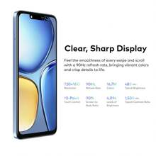 itel A90 双卡智能手机，6.6 英寸 90Hz，Android 14，5000mAh 电池，13MP 摄像头，指纹扫描仪，多媒体智能手机 - 时尚智能手机 - 鈦色 - 查看 6