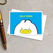 Tarjeta de felicitación "Hola amigo", Tarjeta de felicitación "Cazador de demonios K-Pop", Tarjeta de felicitación linda y kawaii, Tarjeta de agradecimiento, Tarjeta inspiradora, Tarjeta de cumpleaños, Felicitaciones, Celebración