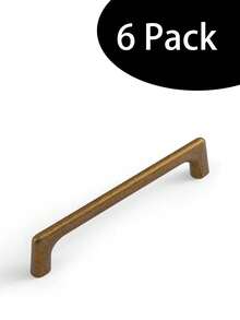 Juego de 2/6/12 piezas de tiradores/pomos/agarraderas de gabinete de cocina vintage de bronce - Tiradores de cajón de metal para gabinetes de dormitorio y cocina, herrajes de gabinete pintados en acabado antiguo de aluminio