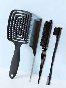 5pcs/4pcs/2pcs Comb Set, 6.8oz/200ml Continuous Fine Mist Spray Bottle, Suitable For Adult And Girl Hair, Fun Combs, Rat Tail Comb Edge, Suitable For Hairstyling And Hairstylists - Multicolor - View 15