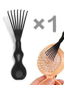 全新卷发造型梳，专为女性设计，打造卷发造型，减少拉扯和卷发分离，呈现清晰的卷曲纹理。糖果刷造型，多功能：梳子、后梳、造型梳、卷发梳、边缘梳、发梳、梳理头发、梳子套装、梳理头发、卷发梳、解结梳、女士梳、护发、旅行、美发产品、美发工具、美发配件、美发师、美发师配件、沙龙、美发设备