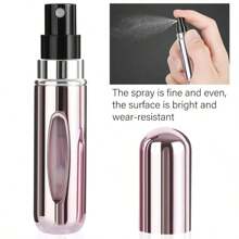 1/4/5pcs Portable Perfume Atomizer - Leakproof Aluminum Alloy 5ml Spray Bottles For Travel, Easy Refill Design Perfume Bottle
