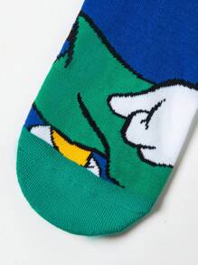 1 Pair Authentic Disney Socks, Disney Donald Duck Cartoon Socks, Creative & Fun, Comfortable & Breathable, Fashionable Unisex Socks