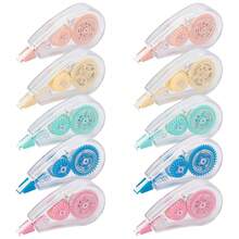 10 Pack White Out Correction Tape, Colorful Mini Whiteout Tape For School Office Supplies, Fast Clean Applicator For Instant Corrections(0.2 X 196.85 Inch)-912734 - 彩色 - 查看 1