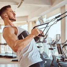 4pcs Heavy Duty Gym Workout Handles, Rubber Grip-Pulleys, Fitness Equipment, Resistance Band Handle Grips, Handles With Resistance Bands, Fitness Equipment Accessories, Home And Gym Workout Equipment Handle Set