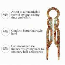 Prestige French Hair Pins, Acetate Leopard Print Hair Pin Women,Suitable All Hair Types (Multicolor-A-4PCS)Valentine's Day KEFG - BlackBrown-f-3PCS - View 4