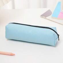1个装简约款铅笔袋牛津布新款大容量跨境铅笔袋学生开学季奖品校园文具袋简约版铅笔袋中小学生防脏铅笔盒教育培训机构促销奖品笔袋书包学习用品返校