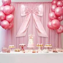 1 Stück große rote Schleife Dekoration, riesige Schleifen-Schleife für Raum Wanddekoration Geburtstag Hochzeit Baby-Shower, Weihnachtsparty, Weihnachtsbaum Dekorationen Heim Dekor Weihnachtsdekorationen Raumdekoration Winter