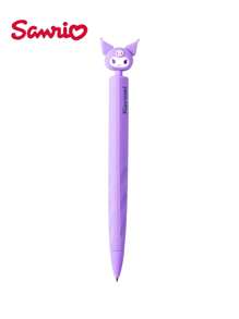 Sanrio 1 Stück offiziell lizenzierter Sanrio Süßer Bleistift 0,5mm Kuromi Weiche Gummi Mechanischer Bleistift Druckbleistift Cartoon Druckbleistift Lern- und Zeichenmaterial Dreieckiger Schaft Griffkorrektur Hochwertig Modisch Arbeitseintrag Stift Einzigartiges Design Angenehmer Griff Geeignet als Geschenk für Familie, Freunde, Weihnachten, Geburtstag