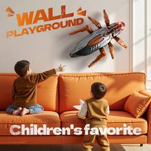 爬墙壁虎，可充电遥控机器人儿童玩具，可爬墙，遥控机器人玩具，适合 4 岁及以上男孩和女孩 - 彩色 - 查看 11