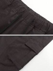 Bộ 3 quần Cargo trơn nhiều túi cho nam, quần ống rộng thoải mái cho mùa hè đi biển, đi nghỉ, đi làm hàng ngày, tập luyện, ngoài trời, tập thể dục, chạy bộ, thích hợp mặc với quần áo mùa xuân/hè, mùa thu - Nhiều màu - Xem 3