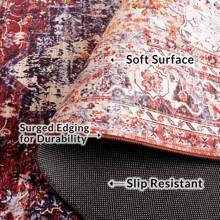 Area Rug Fluffy Resistant Machine Washable Non-Slip Ultra-Rug Rugs For Kitchen Entryway Dining Room Bedroom Living Room Large Indoor Rugs