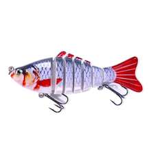 7-Section 10cm Multi-Jointed Fishing Lure, Minnow Hard Bait, Hengjia VIB Fishing Lure - Multicolor - View 13