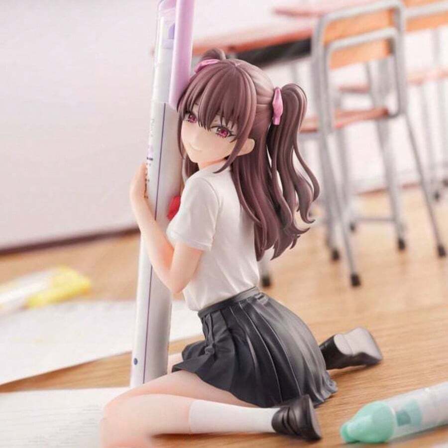 2.5D Seduction Cute Girl Anime Figure, Desktop Decor, PC Case Ornament, Home Decor, Anime Goods, Small Gift, Christmas & Halloween Gift - 彩色 - 查看 1