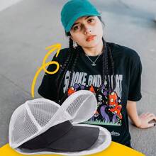 1/2pcs Hat Washer Rack With Mesh Bag For Washing Machine, Cap Cleaner Support Frame For Baseball Caps, Dishwasher Hat Protector Organizer Storage Holder, Holiday Gift, Christmas Present For Boy