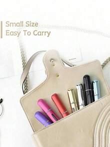 4pcs 5ml Refillable Perfume Bottles, Mini Portable Aluminum Spray Bottle For Perfume Perfume Bottle Perfume Refillable Bottle - 彩色 - 查看 5