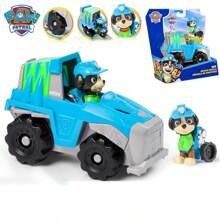 Spin Master Official Everest's Snow Plow Vehicle With Collectible Figure, Ryder's Rescue ATV Vehicle, Rex Rescue Vehicle, Rocky Recycle Truck, Tracker Jungle Cruiser, Chase Patrol Cruiser Rubble Skye Collectible Toy Zuma Hovercraft Vehicle For Kids Aged 3 And Up, 97237, 1pc