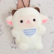 1pc Halloween Ghost Plush Doll Cute Pet Animal Stuffed Doll Pendant, Soft Plush Mini Animal Elephant Rabbit Sheep Penguin Bear Doll Keychain Backpack Decor, Gift For Women, Halloween