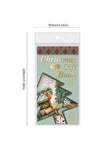 18 adesivos recortados com tema de Natal, material duplo, adequados para scrapbooking, presentes, escritório, casa, etiquetagem, etiquetas, sala de aula, brinquedos, agenda de estudantes, decoração vintage criativa faça você mesmo