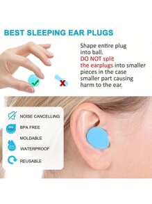 双层柔软硅胶睡眠耳塞，专为女性设计，适合小耳型，第二代礼盒装（仅含1副耳塞）/豪华版（1副耳塞+3个海绵耳套+2个硅胶耳套）