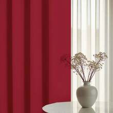 4PCS/SEET- Bedroom Blackout Curtains Panels -  Sun Blocking, Triple Weave Thermal Insulated Solid Grommet Blackout Draperies - Easy To Install