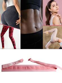 Kasifei 1pc Pink Resistance Band With 10cm Width, Pad Glute Bridge & Butt Exercise, Dumbbell & Kettlebell Workout, Bow Step & Reverse Squat - màu đen - Xem 11