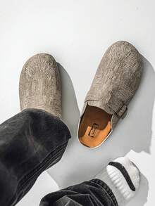 Sandalias casuales, cómodas y de moda para hombre, para playa, exteriores, verano - Albaricoque - Ver 1