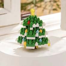 Christmas Santa Claus, Christmas Tree, Train, Snowman Micro Particles Building Blocks, Creative Gift, Reindeer Assembled Blocks - Educational ABS Toy Box Packaging, Best Holiday Gift Room Decoration Christmas,Ornaments Christmas,Adult Building Blocks,Little Houses,Gifts,Christmas Train Set,Christmas,Building Blocks,Christmas Decorations