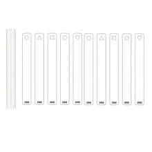 1pc/2pcs 2/3/4/5/6mm Transparent Acrylic Solid Rolling Pin Clay Thick Ruler Acrylic Rolling Track Clay Depth Pottery Auxiliary Tool