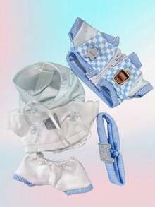 4 piezas adecuadas para muñeca de 17 cm, ropa para la 1ra y 2da generación de figuras de caja ciega, se ajusta a la sudadera, adecuado para volver a la escuela, graduación, regalos de entretenimiento, suministros para fiestas, regalos de cumpleaños (estilo de muñeca incluido al azar)