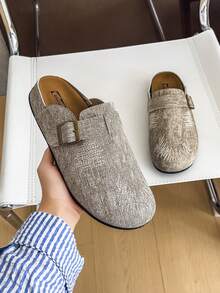 Sandalias casuales, cómodas y de moda para hombre, para playa, exteriores, verano - Albaricoque - Ver 7