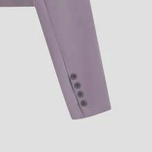 Herbst, Petite Grau Serie, schlanke Bürokleidung, Business Anzug, eleganter langärmeliger Lässig Blazer, einfarbiger Slim Fit Lässig Bürojacke, einfarbiger neuer stilvoller und anmutiger Alltagstop