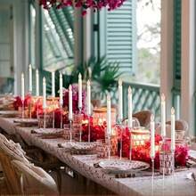 6/3 chân nến Acrylic, chân nến hình nón dùng trang trí đám cưới, trang trí trung tâm bàn ăn, đám cưới, phòng ăn, tiệc tùng, trang trí Giáng sinh (Không bao gồm nến) - Trong sáng - Xem 9