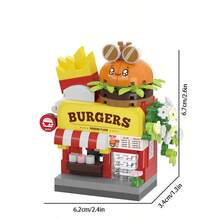 Street Scene Series Micro-Particle Building Blocks, Construct Lovely Street Scenes, Suitable For Desktop Decor, Collection And Gifting (Birthday, Halloween, Christmas) - Multicolor - View 4