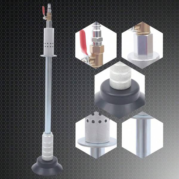 OUKANING Kit per estrazione di ammaccature per auto, estrattore di ammaccature pneumatico resistente, attrezzo per riparazione di ammaccature, set di attrezzi per estrazione di ammaccature con ventosa per riparazione di carrozzeria, attrezzo pneumatico