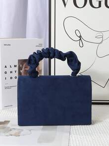 This Evening Bag Has A Certain Capacity, Which Can Hold Personal Items Such As Mobile Phones, Wallets, And Cosmetics. The Handheld Design Is Convenient To Hold. The Faux Suede Material And Retractable Handle Give It A Simple Yet Elegant Style, Suitable For Formal Evening Events, Company Annual Meetings, And Important Business Activities, Showcasing The User's Grace And Stability. This Ladies' Handbag, Clutch, Crossbody Bag, And Wedding Bag Can Be Used For Weddings, Galas, Parties, And Gatherings, And Can Be Paired With Evening Gowns And High Heels For A More Elegant Look.