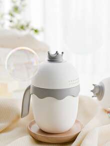 1 pieza Taza de champú con diseño de oso de dibujos animados, taza para rociar agua para el baño, taza de champú para bebé, taza para enjuagar la ducha, taza para enjuagarse - Multicolor - Ver 11