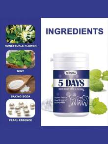 5天亮牙计划！牙粉三效合一，清新口气 - 彩色 - 查看 5