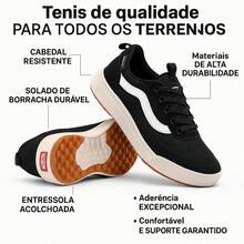 Men's Rugged Urban Sneakers With Suede And Comfortable Lining - Pink With White - View 2